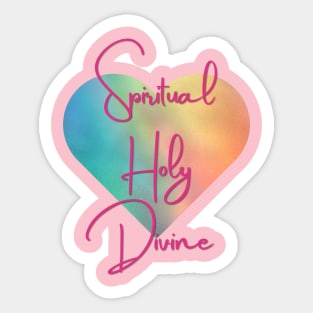 Spiritual Holy Devine Sticker